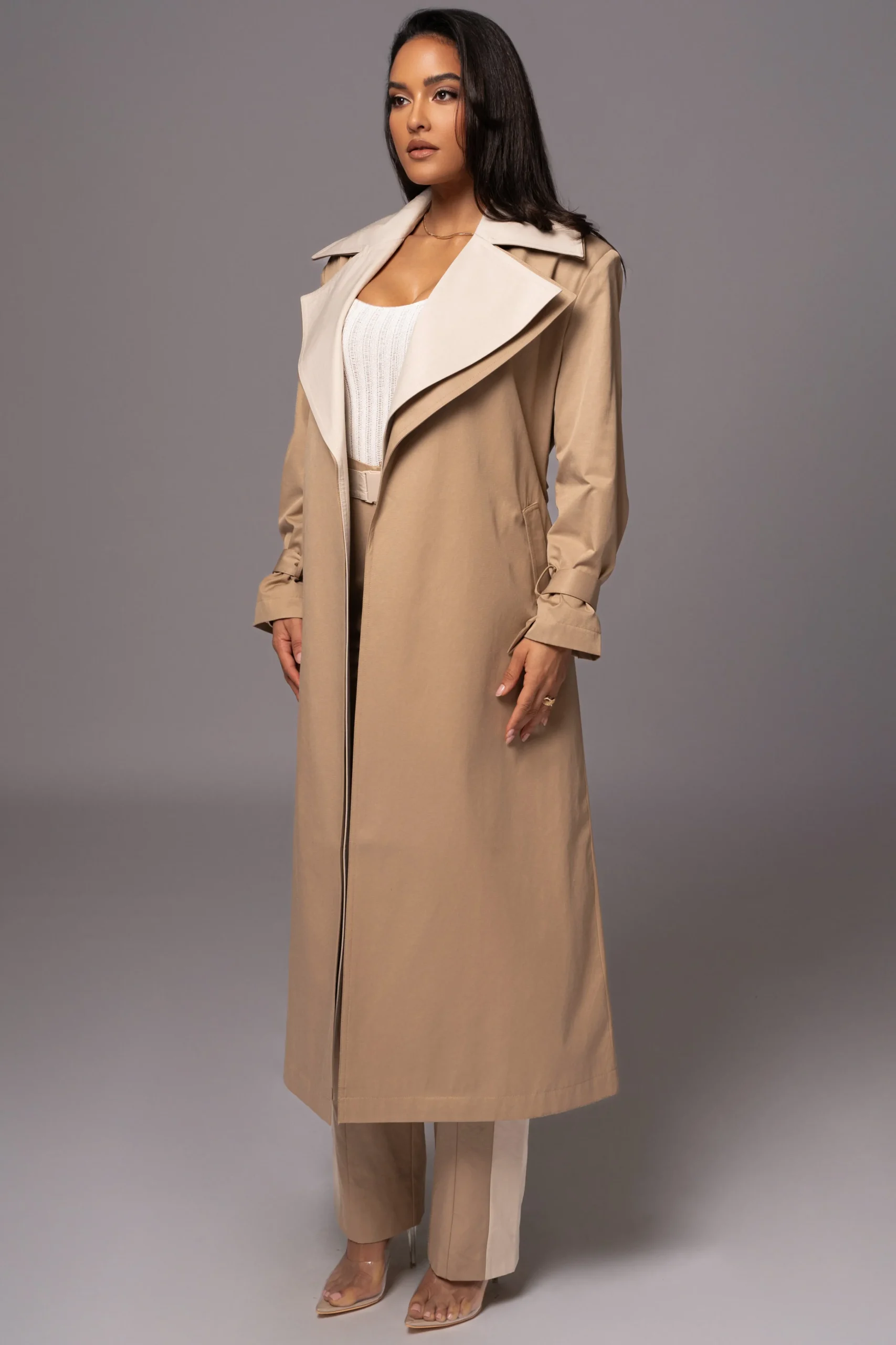 Khaki Shona Oversized Coat*JLUXLABEL Sale