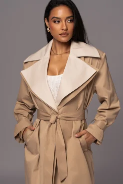 Khaki Shona Oversized Coat*JLUXLABEL Sale