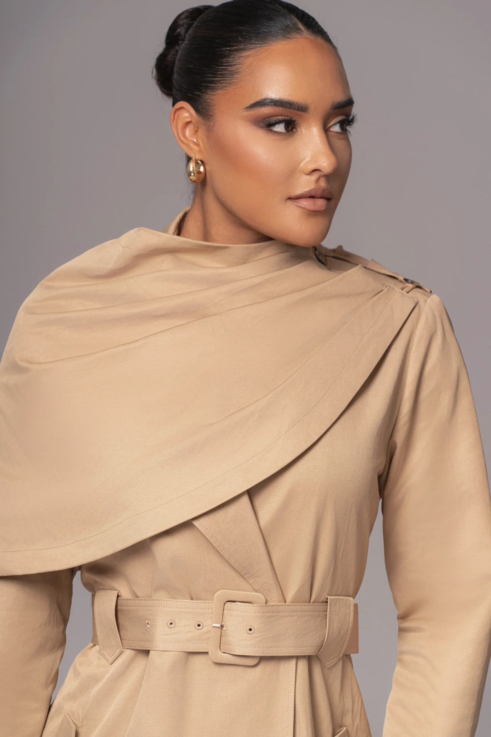 Khaki The Classic Trench Coat*JLUXLABEL Clearance