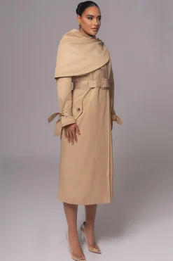 Khaki The Classic Trench Coat*JLUXLABEL Clearance