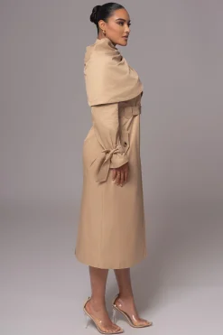 Khaki The Classic Trench Coat*JLUXLABEL Clearance