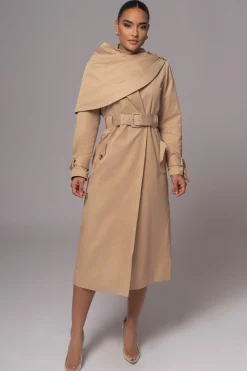 Khaki The Classic Trench Coat*JLUXLABEL Clearance