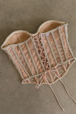 Light Limited Edition Rhinestone Crystal Corset*JLUXLABEL Discount