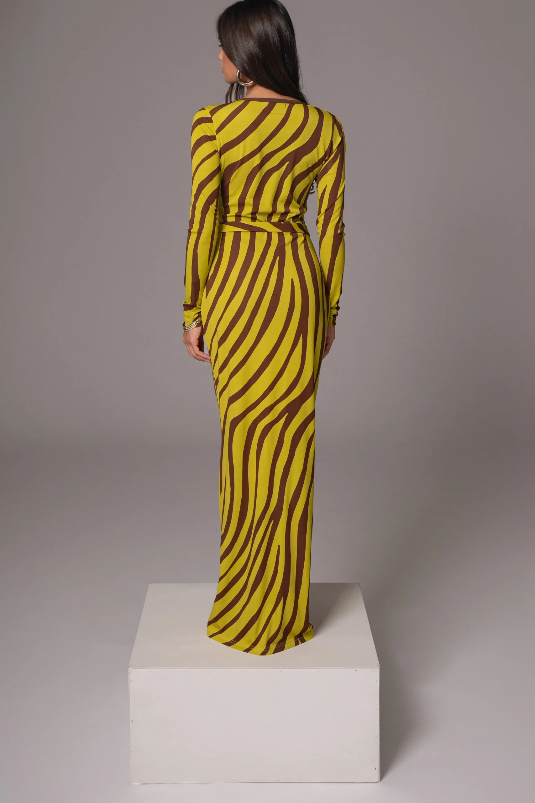 Lime Print Juki Maxi Dress*JLUXLABEL Fashion