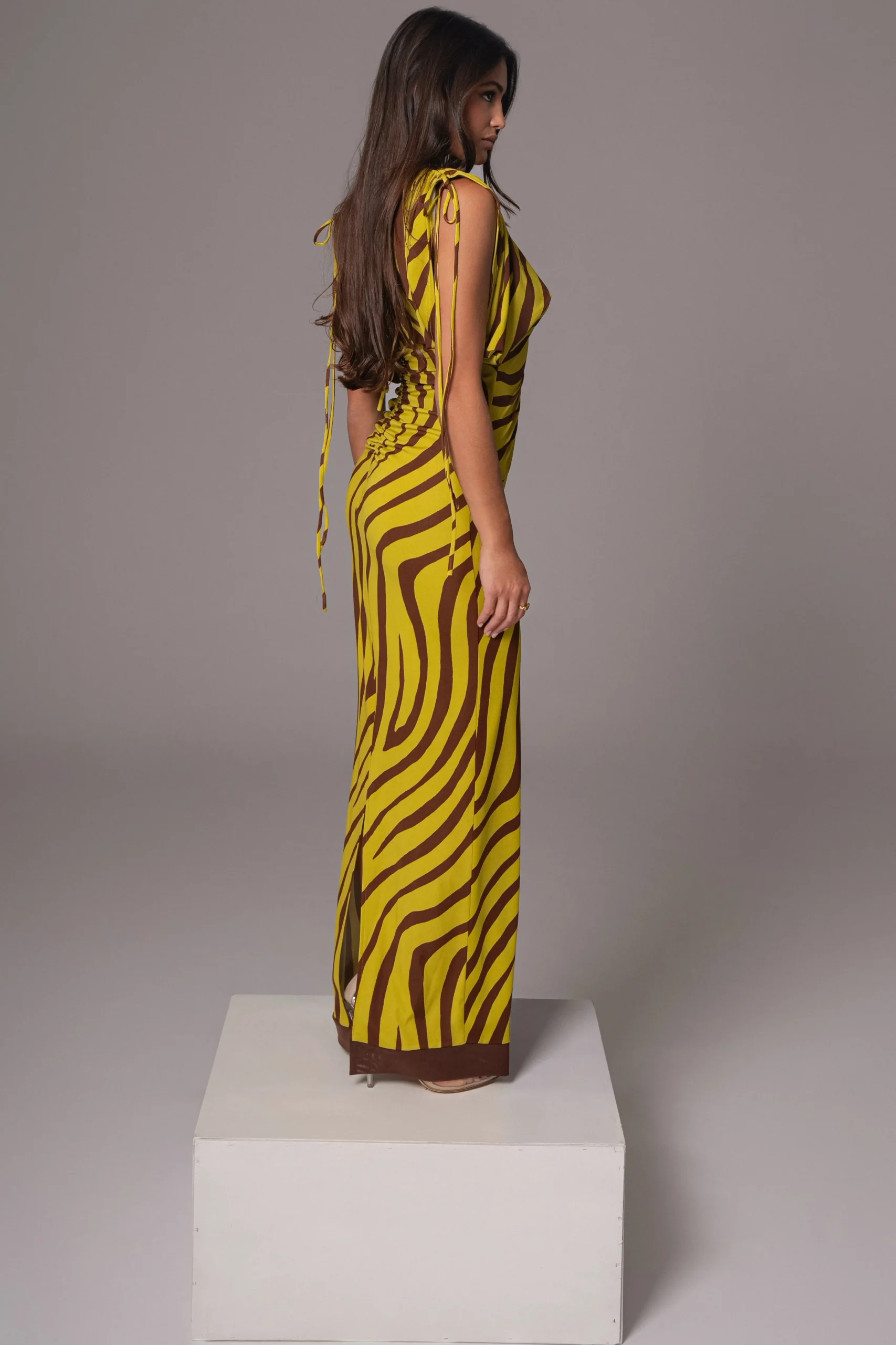 Lime Print Occasion Print Maxi Dress*JLUXLABEL Best