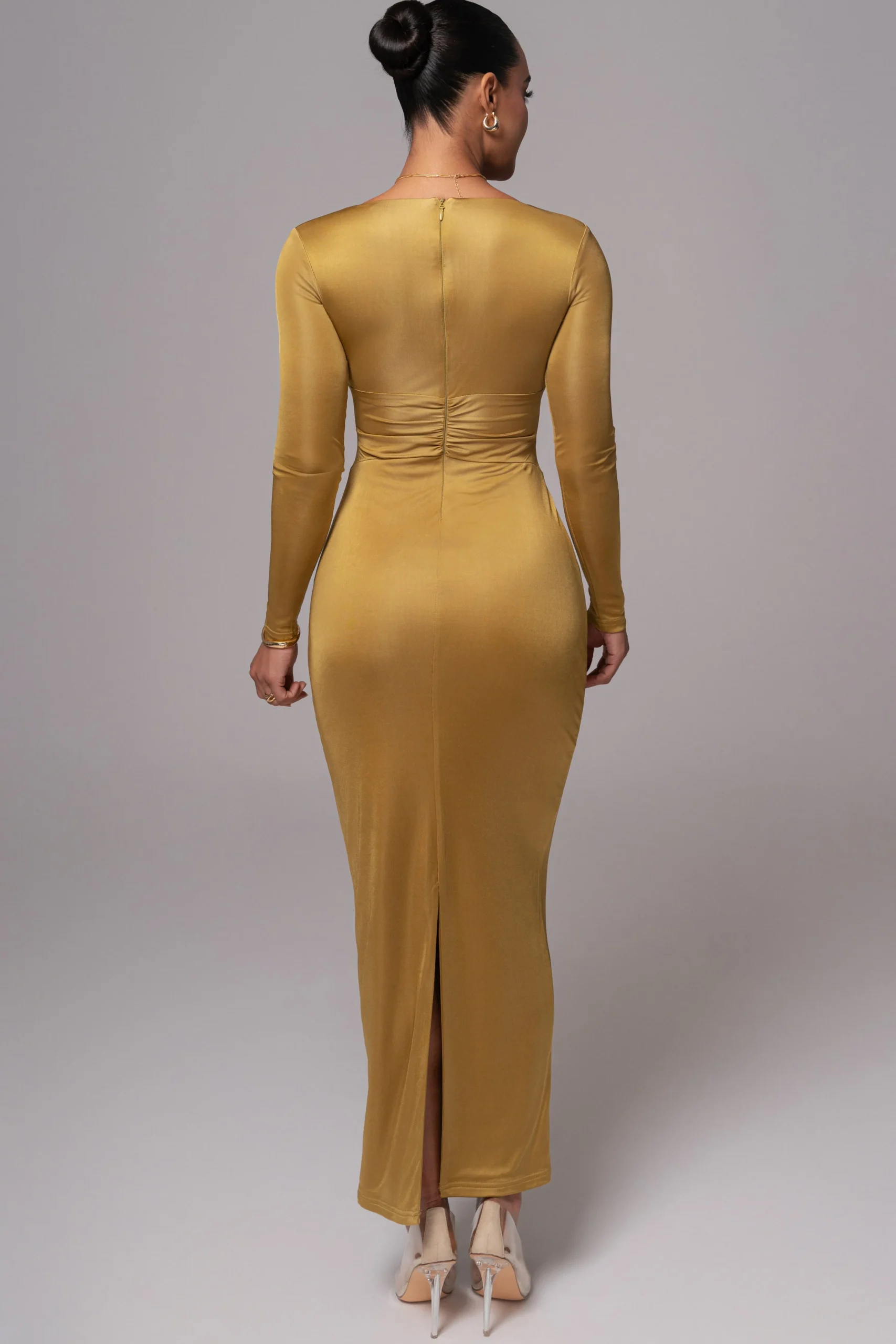 Lime Soiree Cutout Maxi Dress*JLUXLABEL Outlet