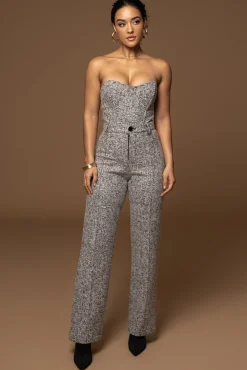 Lt. Grey Stay Sharp Tweed Trouser*JLUXLABEL New