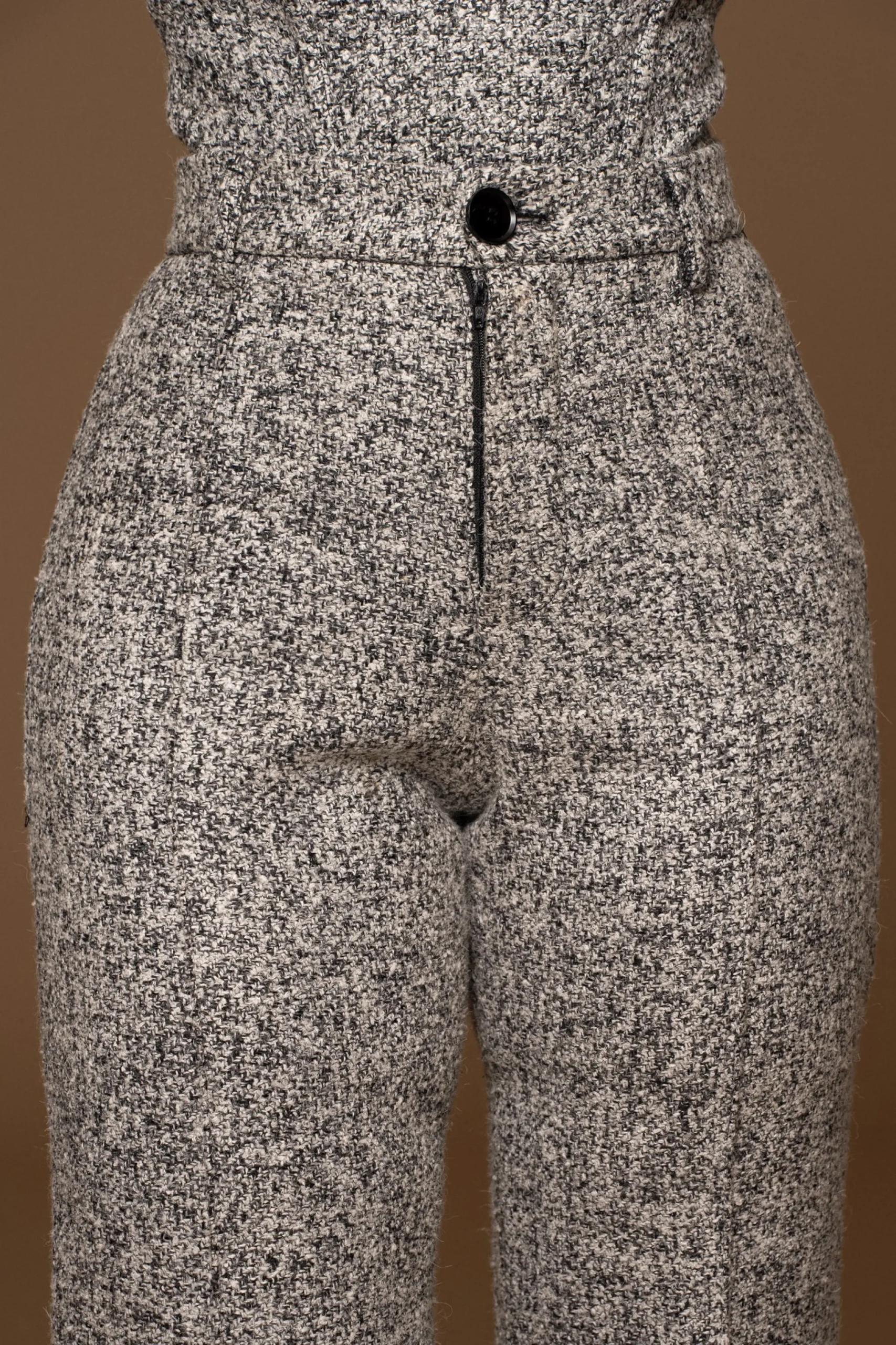 Lt. Grey Stay Sharp Tweed Trouser*JLUXLABEL New