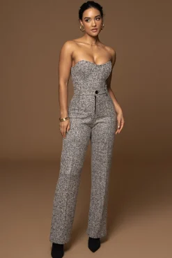 Lt. Grey Stay Sharp Tweed Trouser*JLUXLABEL New