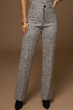 Lt. Grey Stay Sharp Tweed Trouser*JLUXLABEL New