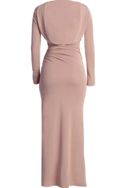 Mauve Kathleen Slit Maxi Dress*JLUXLABEL Sale