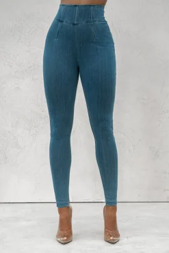 Medium Wash ALICE HIGH WAISTED JEANS*JLUXLABEL Clearance