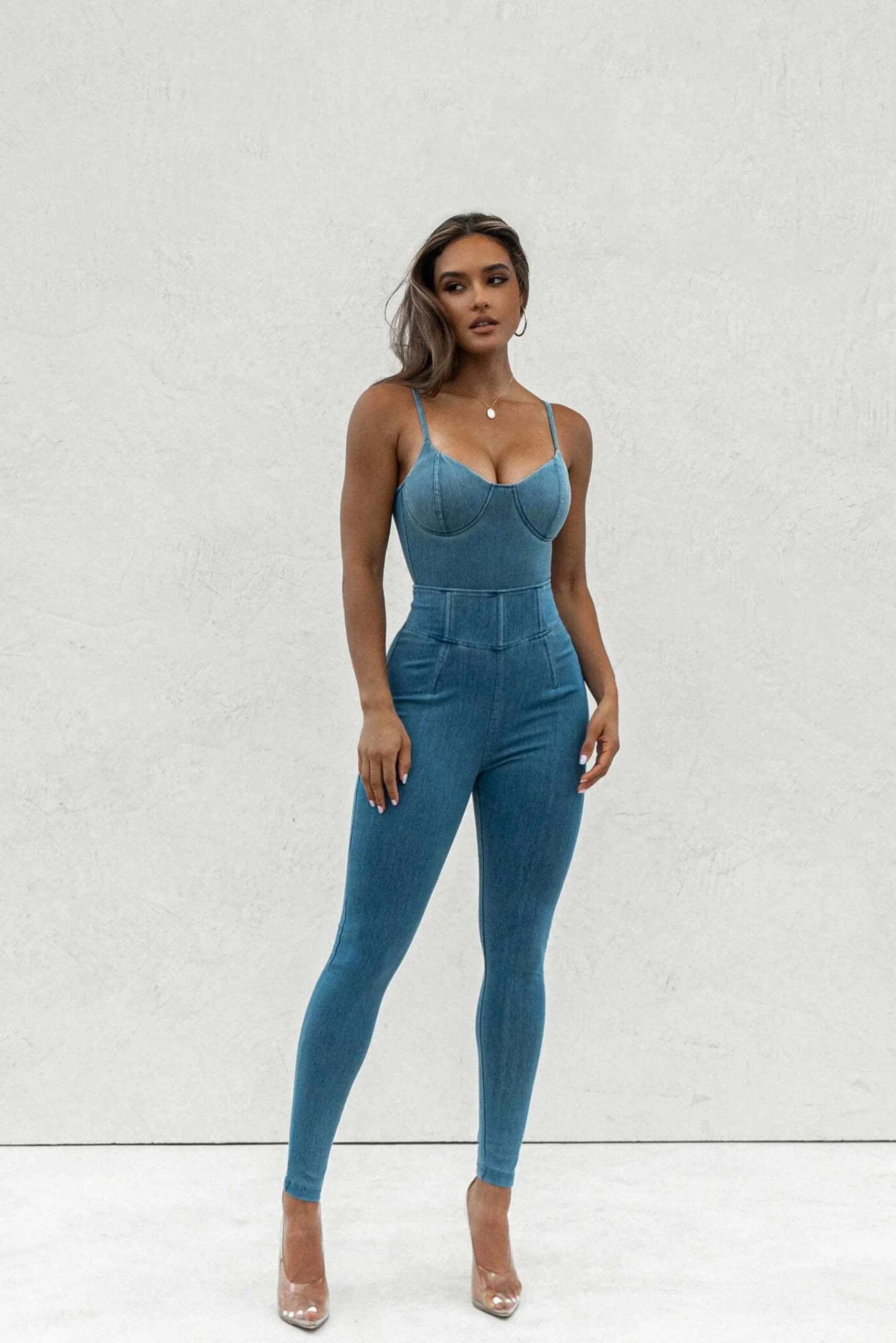 Medium Wash ALICE HIGH WAISTED JEANS*JLUXLABEL Clearance