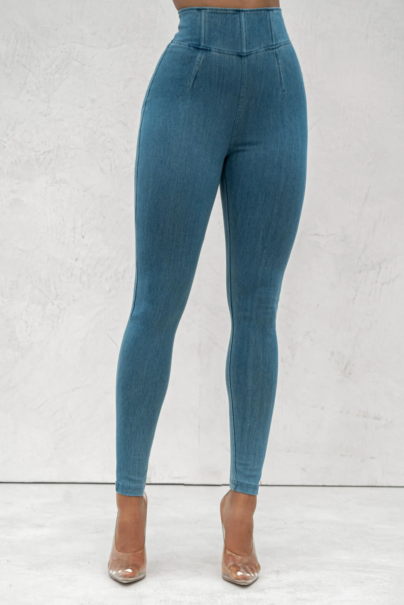 Medium Wash ALICE HIGH WAISTED JEANS*JLUXLABEL Clearance