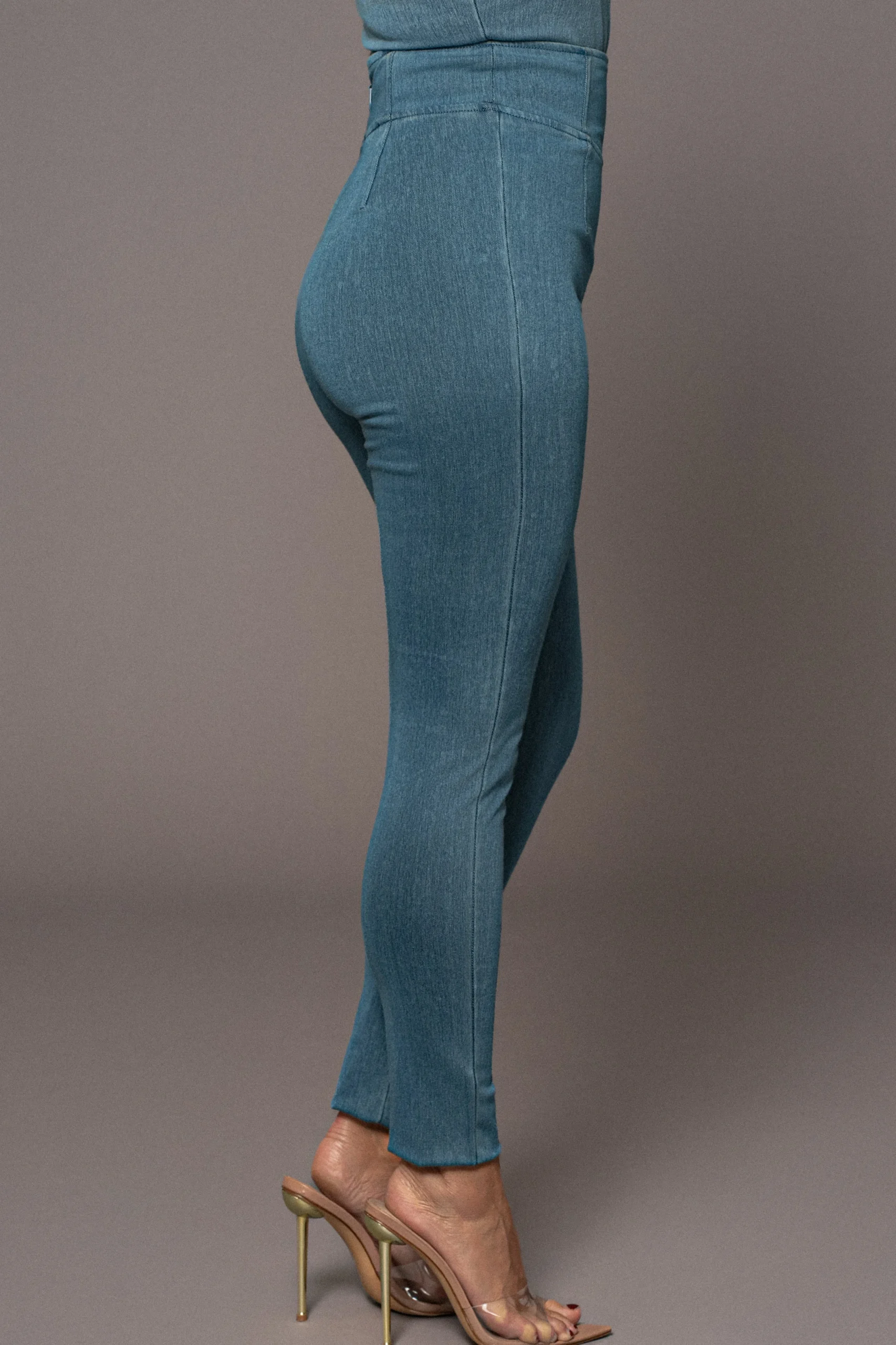 Medium Wash ALICE HIGH WAISTED JEANS*JLUXLABEL Clearance