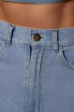 Medium Wash Denim Aline Jeans*JLUXLABEL Clearance