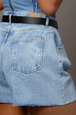 Medium Wash Denim Jourdan Shorts*JLUXLABEL Online