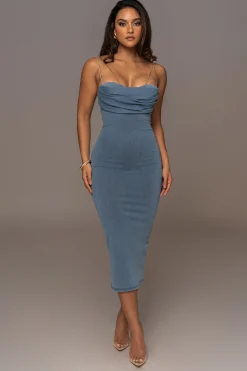 Medium Wash Denim Visions Of You Dress*JLUXLABEL Discount