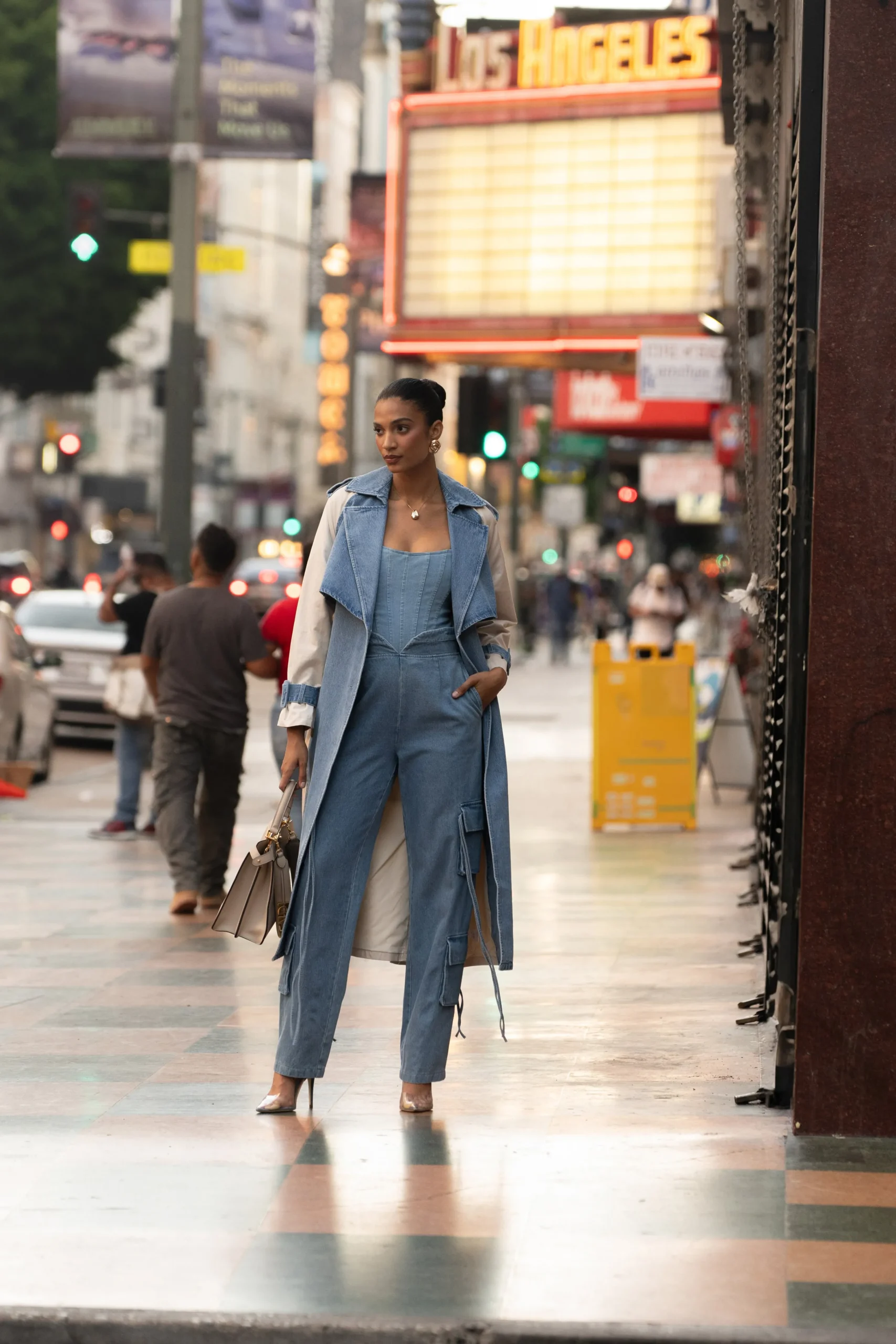 Medium Wash Fenix Reversible Denim Corset*JLUXLABEL Fashion