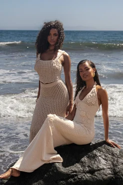 Milk Seaside Halter Maxi Dress*JLUXLABEL Best