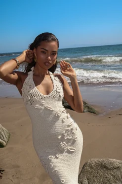 Milk Seaside Halter Maxi Dress*JLUXLABEL Best