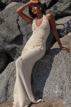 Milk Seaside Halter Maxi Dress*JLUXLABEL Best