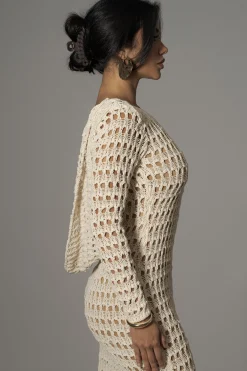 Milk Serene Wonders Crochet Dress*JLUXLABEL Sale