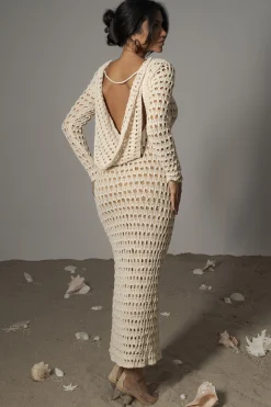 Milk Serene Wonders Crochet Dress*JLUXLABEL Sale