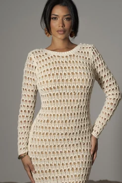 Milk Serene Wonders Crochet Dress*JLUXLABEL Sale
