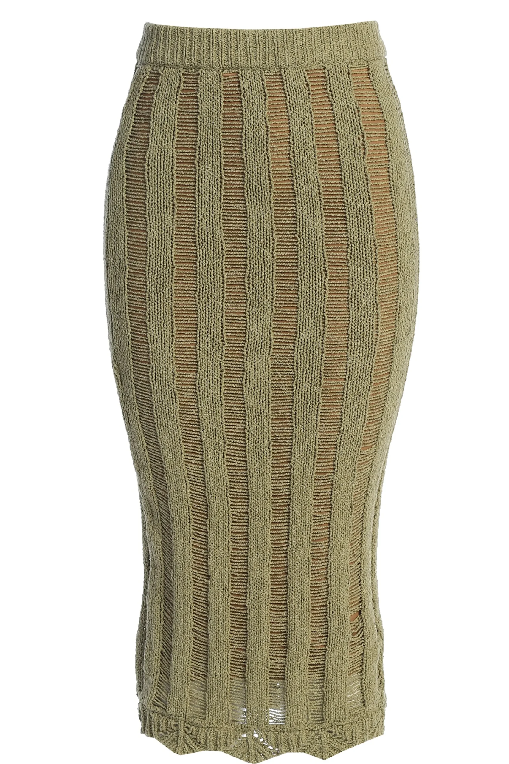 Moss Good Form Midi Skirt*JLUXLABEL Outlet