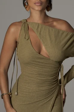 Moss Odelia Crinkled Maxi Dress*JLUXLABEL Discount