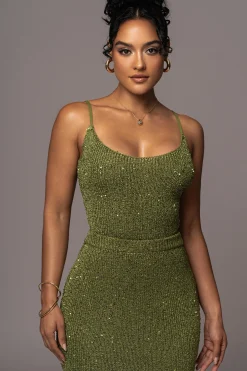 Moss Palace Sequin Skirt Set*JLUXLABEL Discount