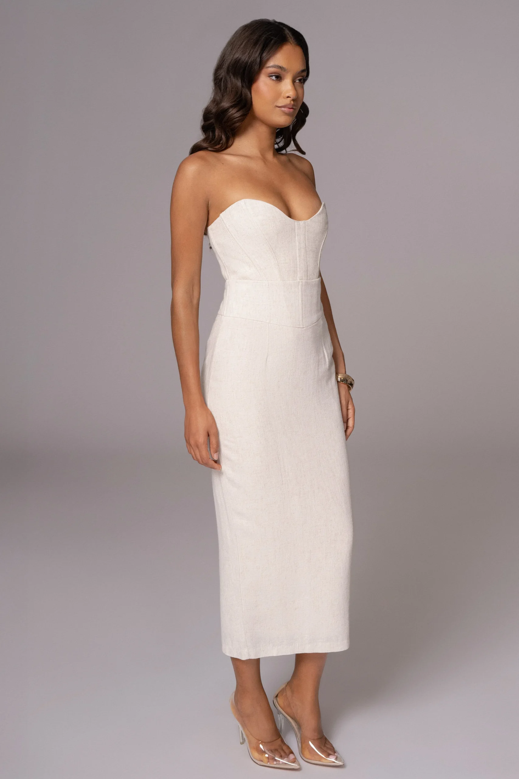 Natural Coastland Linen Skirt*JLUXLABEL Discount