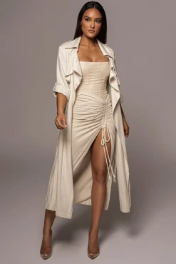 Natural Fenix Reversible Linen Corset*JLUXLABEL Outlet