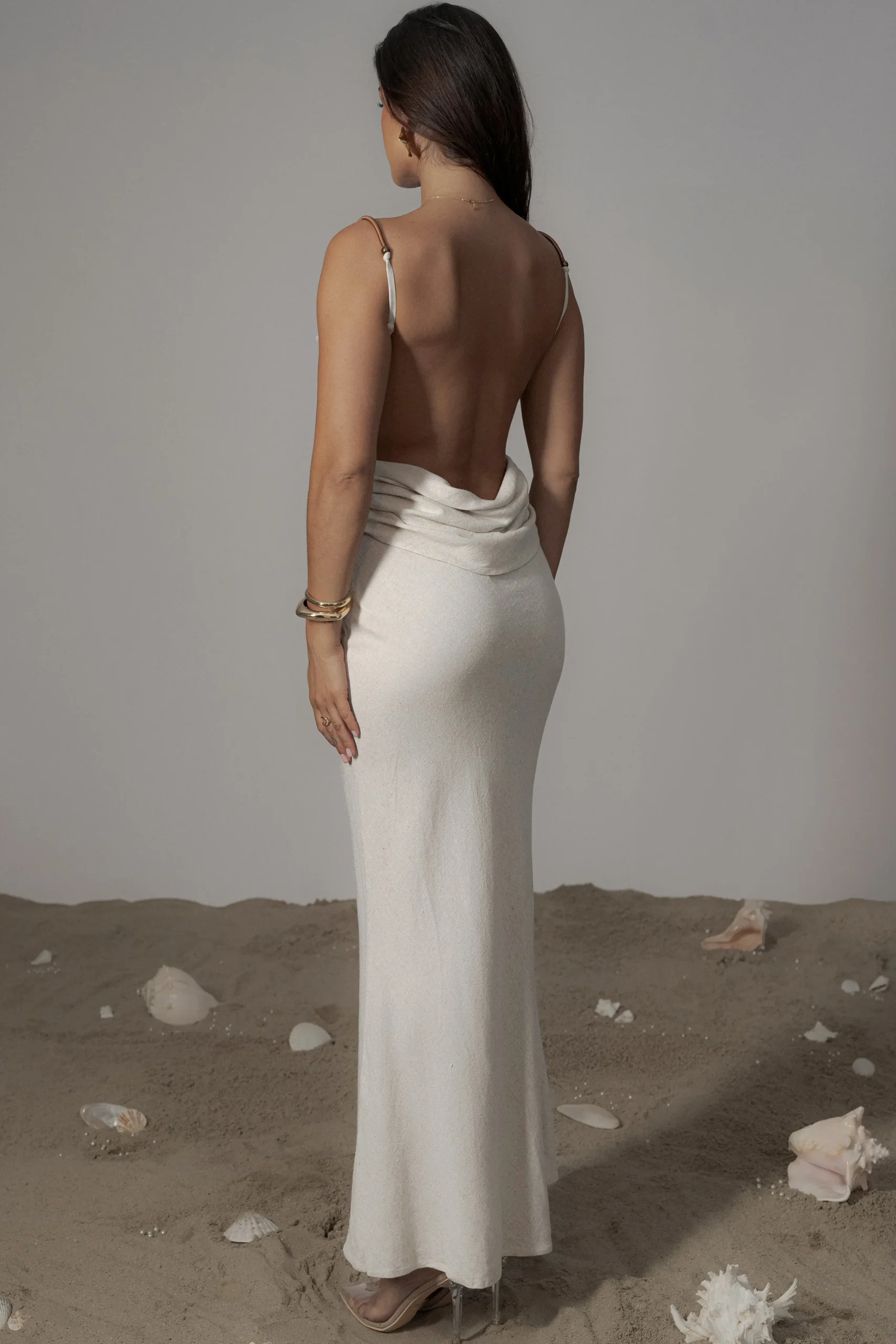 Natural Getaway Linen Maxi Dress*JLUXLABEL Sale