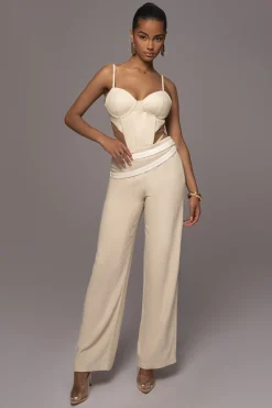 Natural Horizon Linen Corset*JLUXLABEL Hot