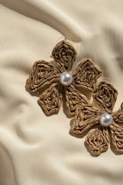 Natural Lexa Flower Earrings*JLUXLABEL Discount