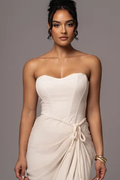 Natural New Obsession Draped Top*JLUXLABEL Online