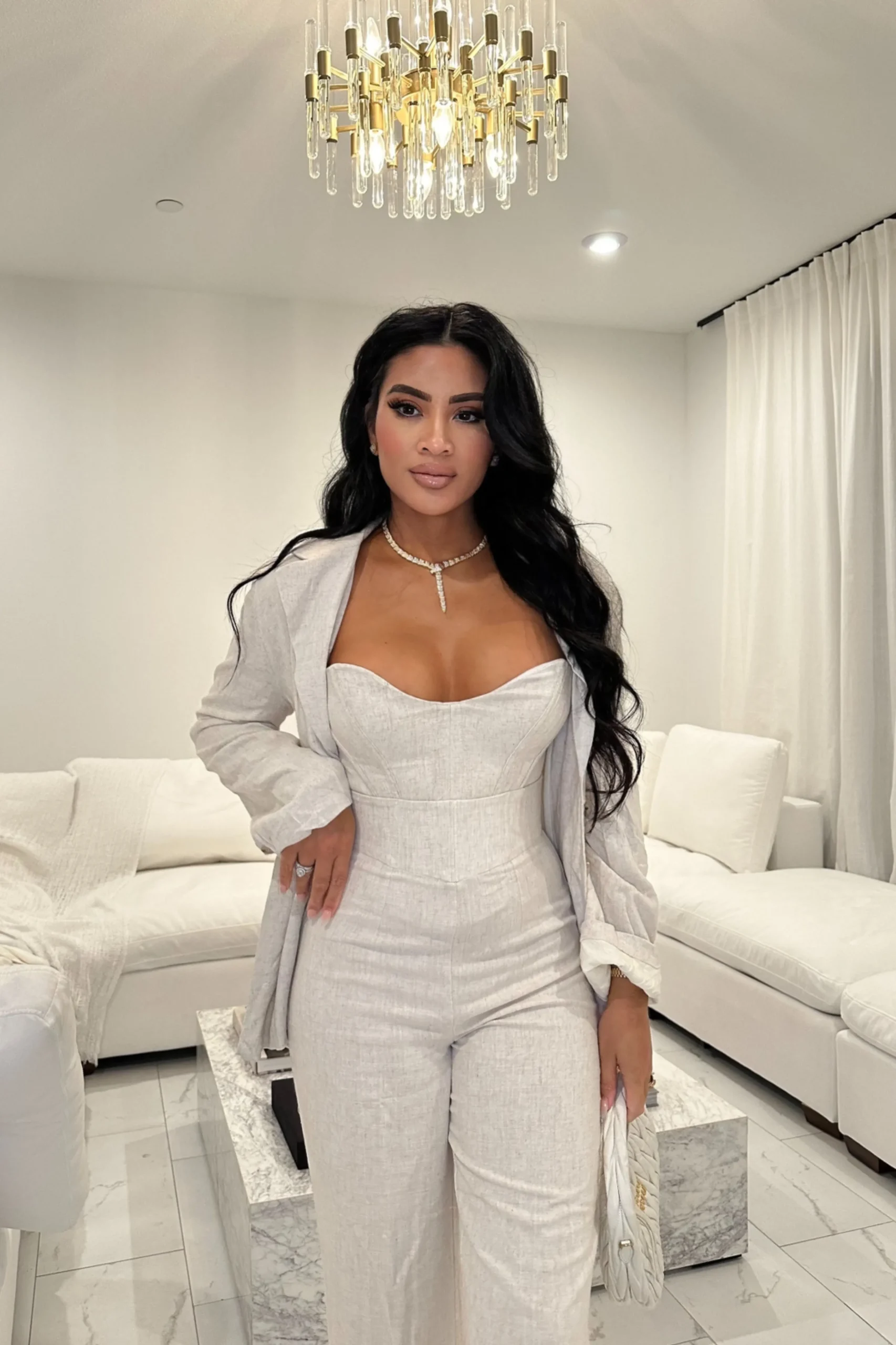 Natural Ocean Breeze Linen Blazer*JLUXLABEL Sale