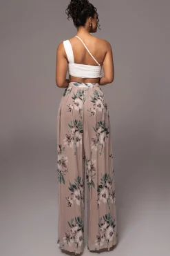 Natural Scenic One-Shoulder Linen Bodysuit*JLUXLABEL Hot