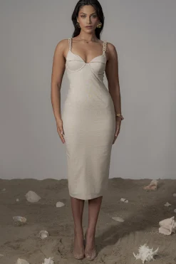 Natural Secret Hideout Linen Dress*JLUXLABEL Discount