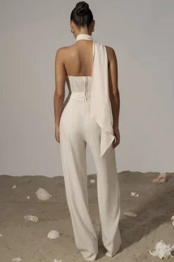 Natural Villa Views Linen Trousers*JLUXLABEL Outlet