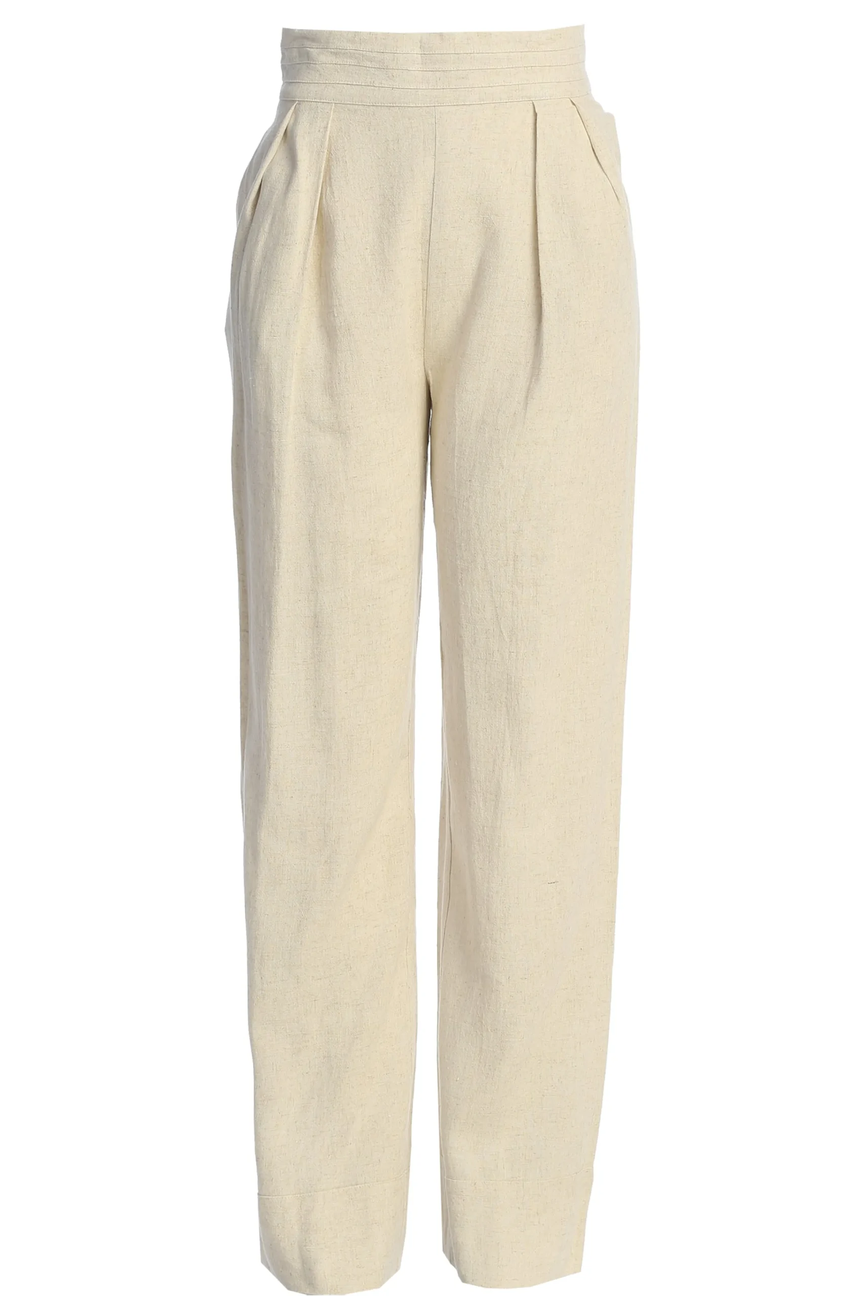 Natural Villa Views Linen Trousers*JLUXLABEL Outlet