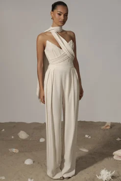 Natural Villa Views Linen Trousers*JLUXLABEL Outlet