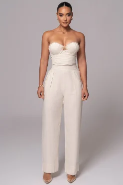 Natural Villa Views Linen Trousers*JLUXLABEL Outlet