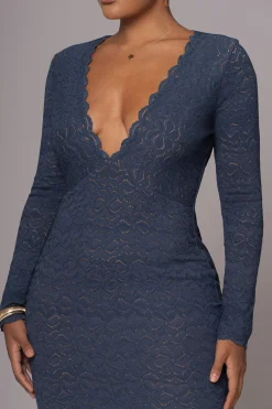 Navy Reunited Maxi Dress*JLUXLABEL Outlet