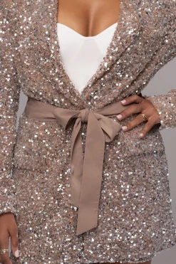Nixie Sequin Oversized Blazer*JLUXLABEL Online