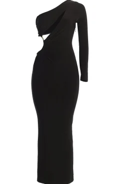 Noir Jorgia Keyhole Dress*JLUXLABEL Best