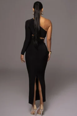 Noir Jorgia Keyhole Dress*JLUXLABEL Best