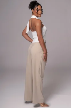 Off White Anderson Ribbed Top*JLUXLABEL Online